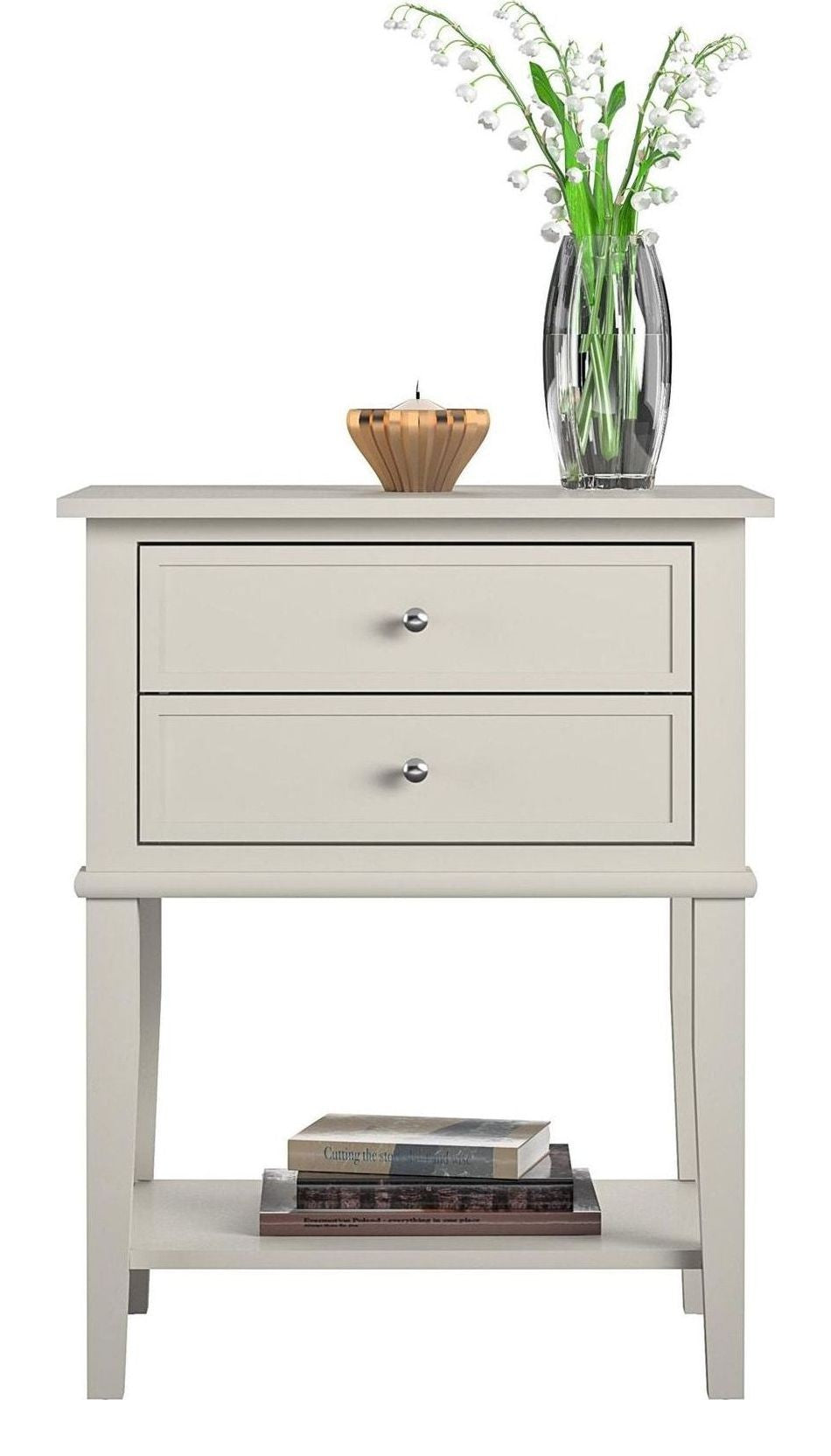 Franklin Accent Table With 2 Drawers, view 3