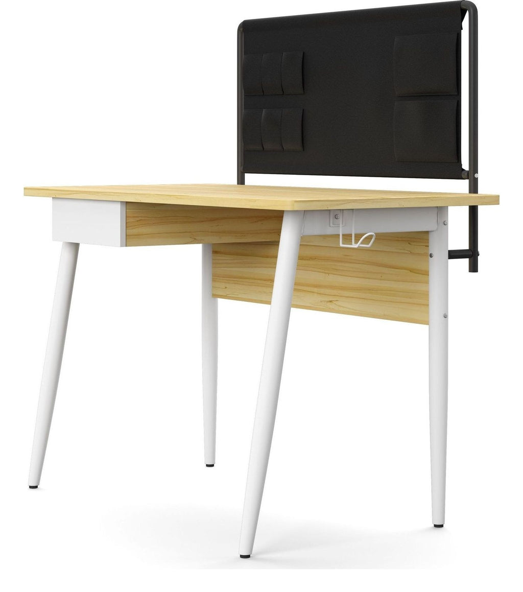 Freemont Office Desk With Fabric Storage