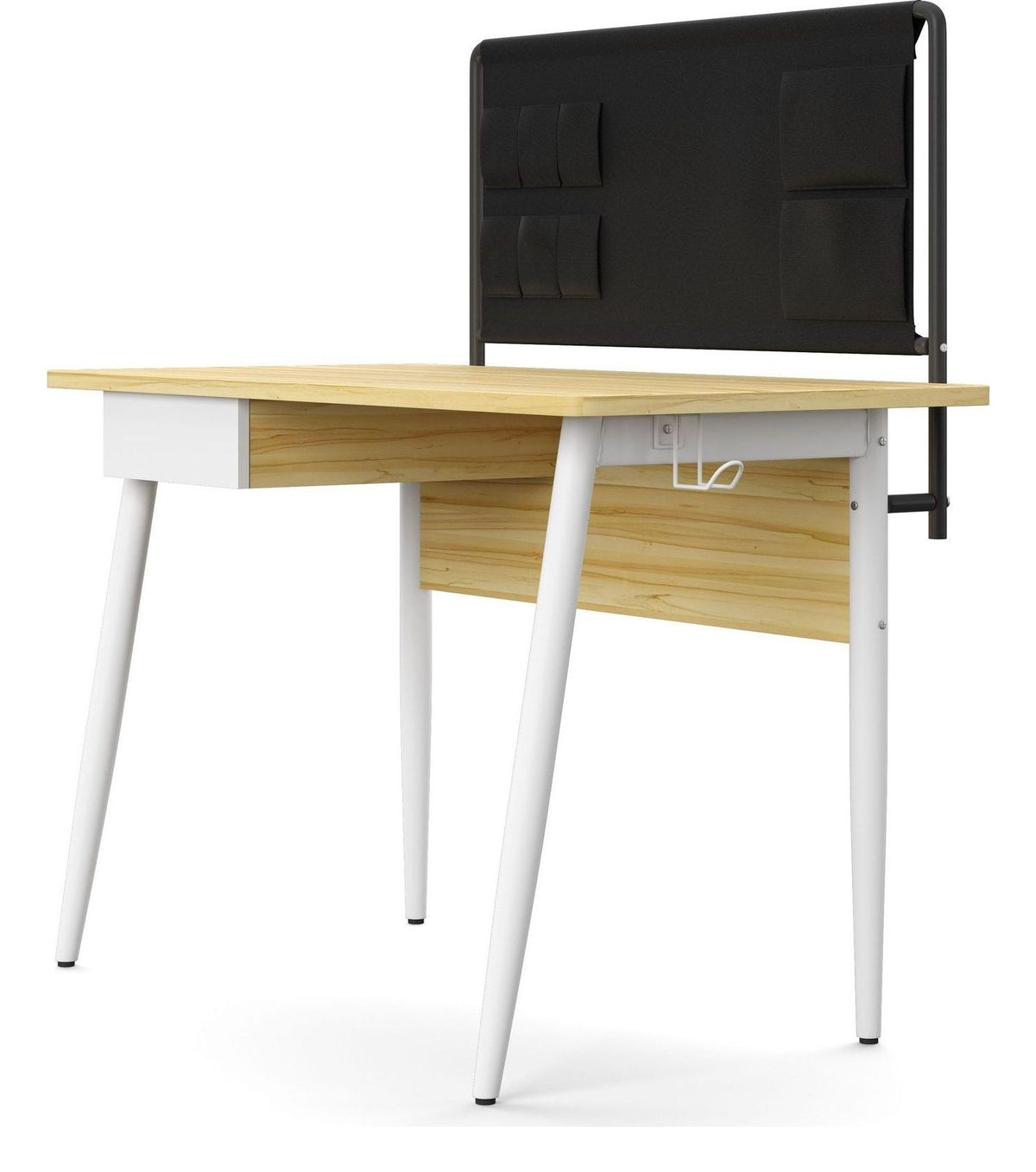 Freemont Office Desk With Fabric Storage