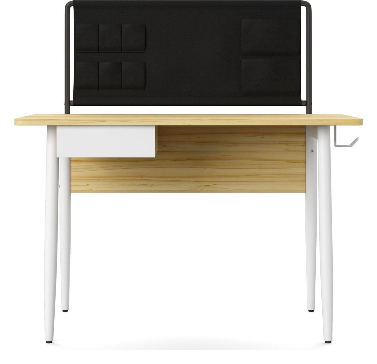 Freemont Office Desk With Fabric Storage, view 3