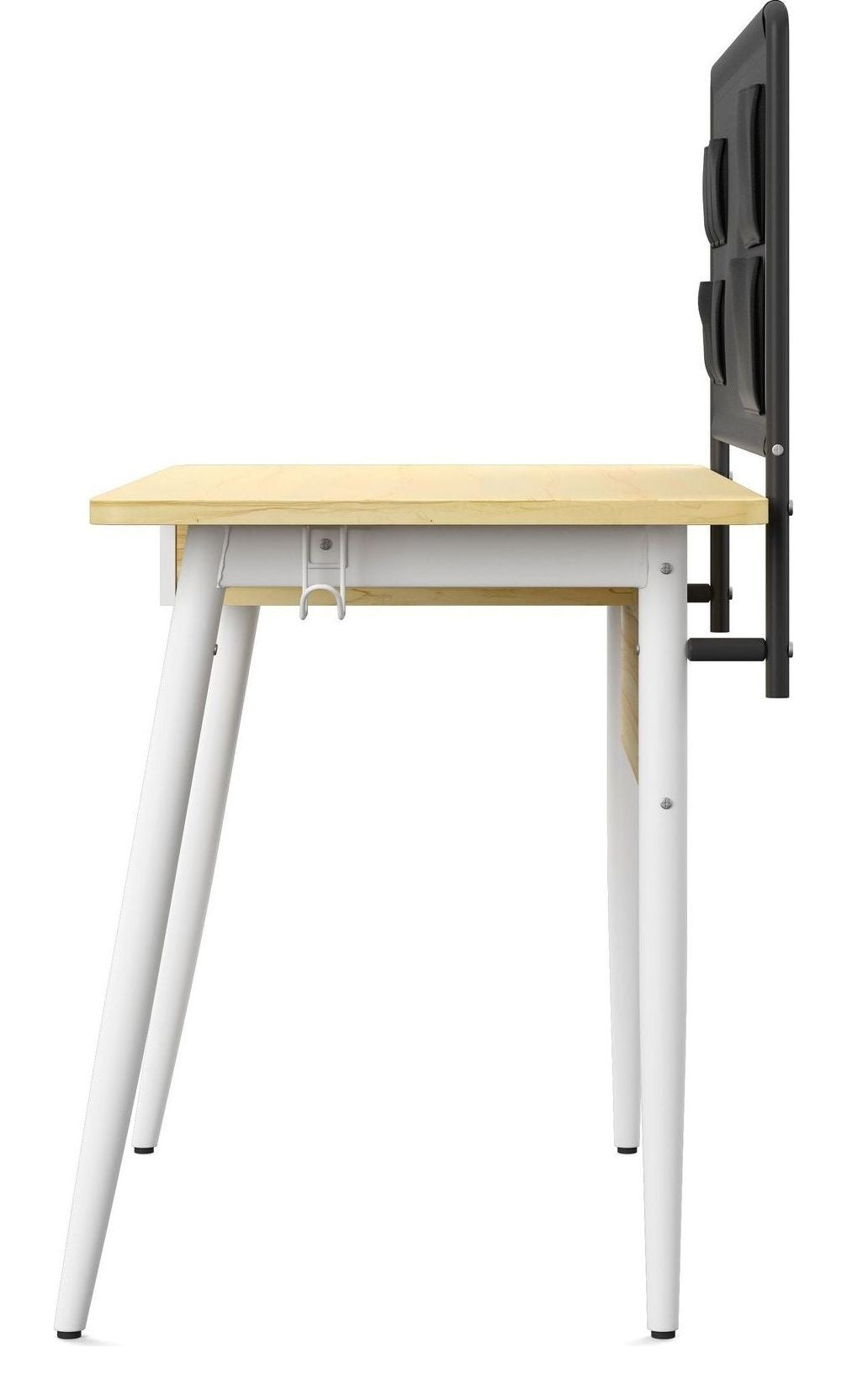 Freemont Office Desk With Fabric Storage, view 4