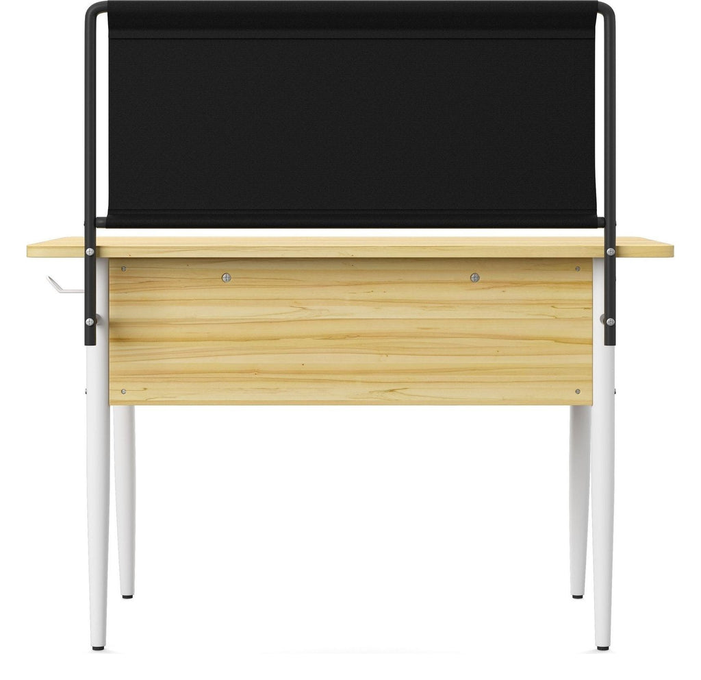 Freemont Office Desk With Fabric Storage, view 5
