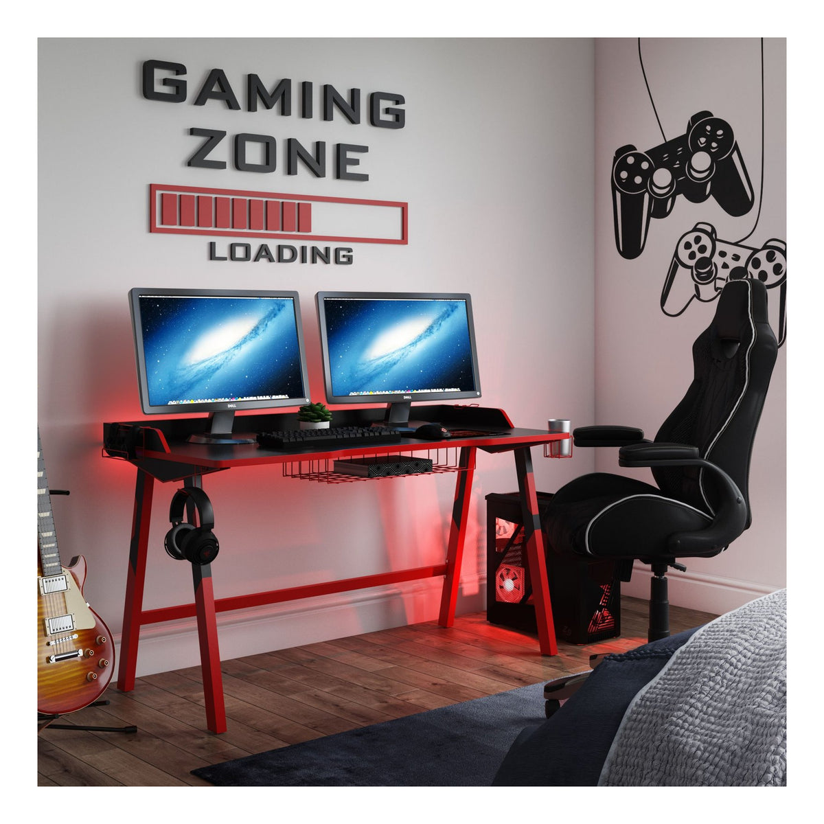 Fuego Gaming Desk, view 2