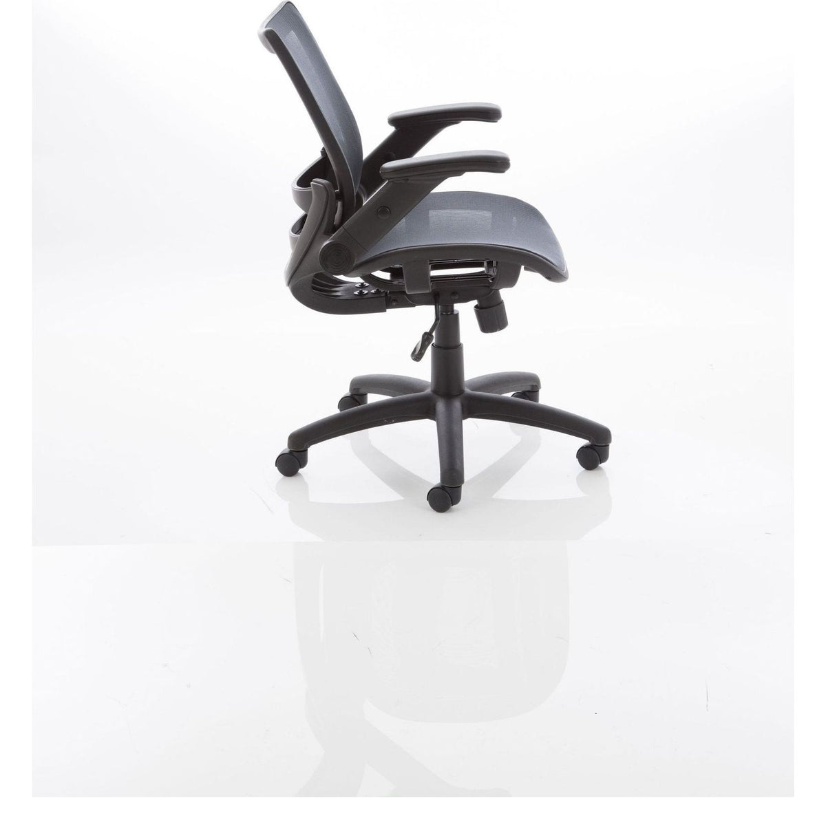 Fuller Medium Mesh Back Task Operator Chair with Folding Arms, , another view 7