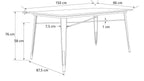 Fusion Rectangular Dining Table, view 7