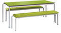 Gala Dining Table and Benches Set