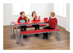 Gala Dining Table and Benches Set, view 3