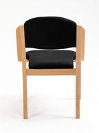 Galston Wooden Frame Stacking Chair, view 10