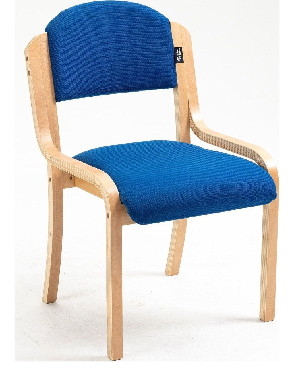 Galston Wooden Frame Stacking Chair, view 1