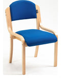 Galston Wooden Frame Stacking Chair, view 1