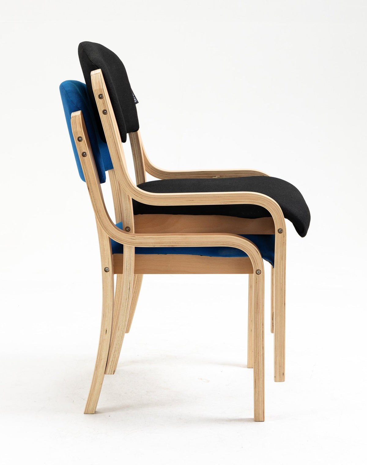 Galston Wooden Frame Stacking Chair, view 6