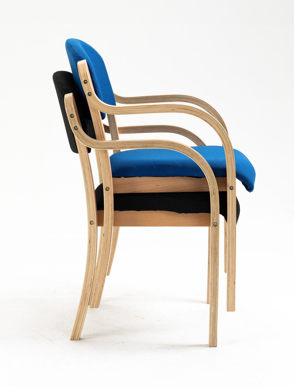 Galston Wooden Frame Stacking Armchair, view 10