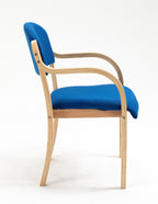 Galston Wooden Frame Stacking Armchair, view 3