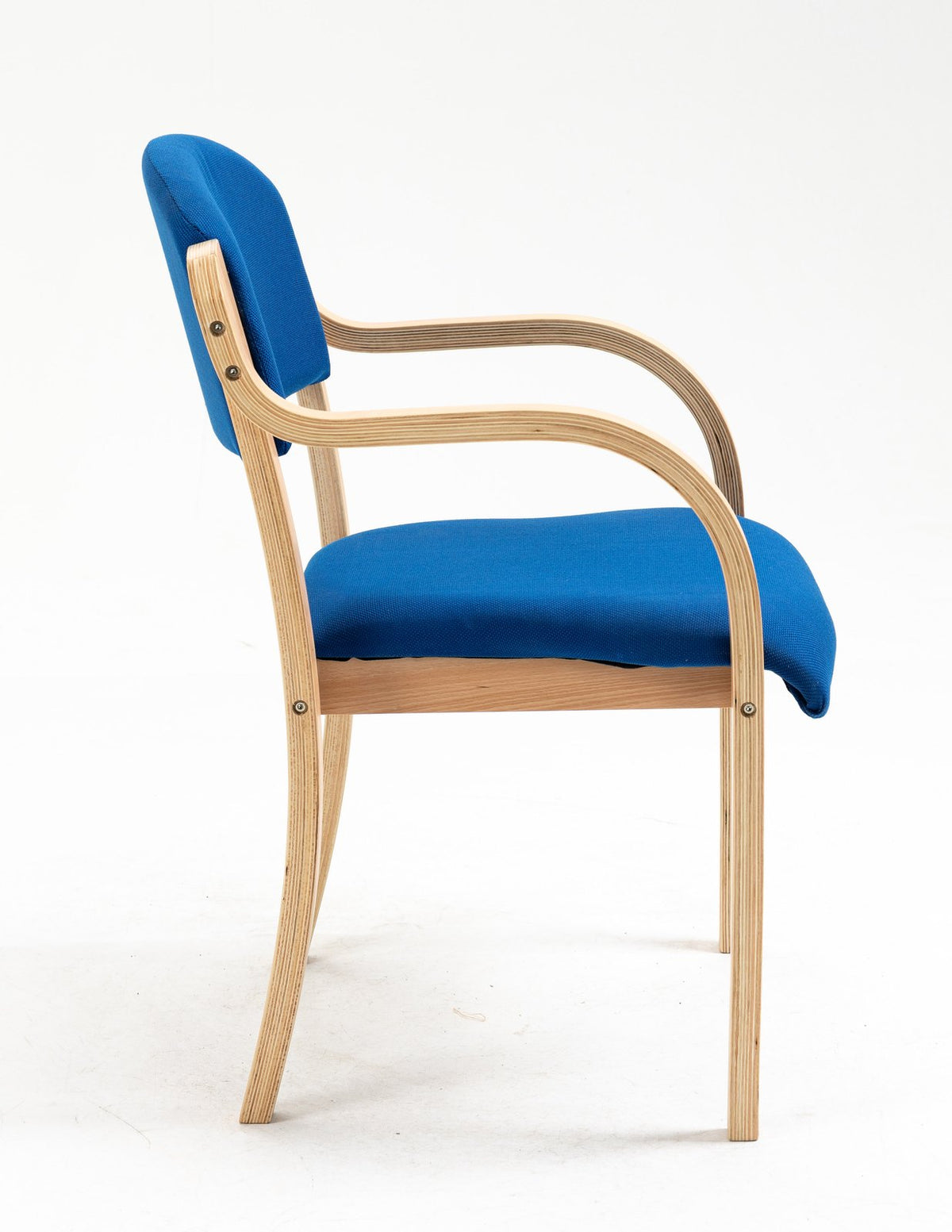 Galston Wooden Frame Stacking Armchair, view 3