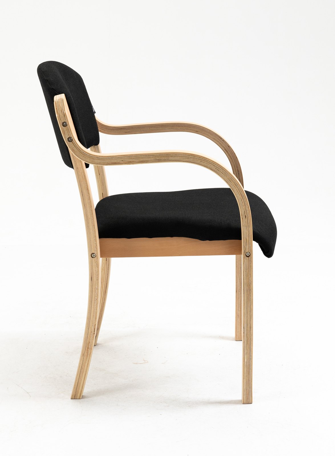 Galston Wooden Frame Stacking Armchair, view 7