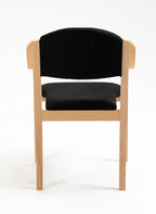Galston Wooden Frame Stacking Armchair, view 8