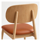 Garda Side Chair, close up of the frame