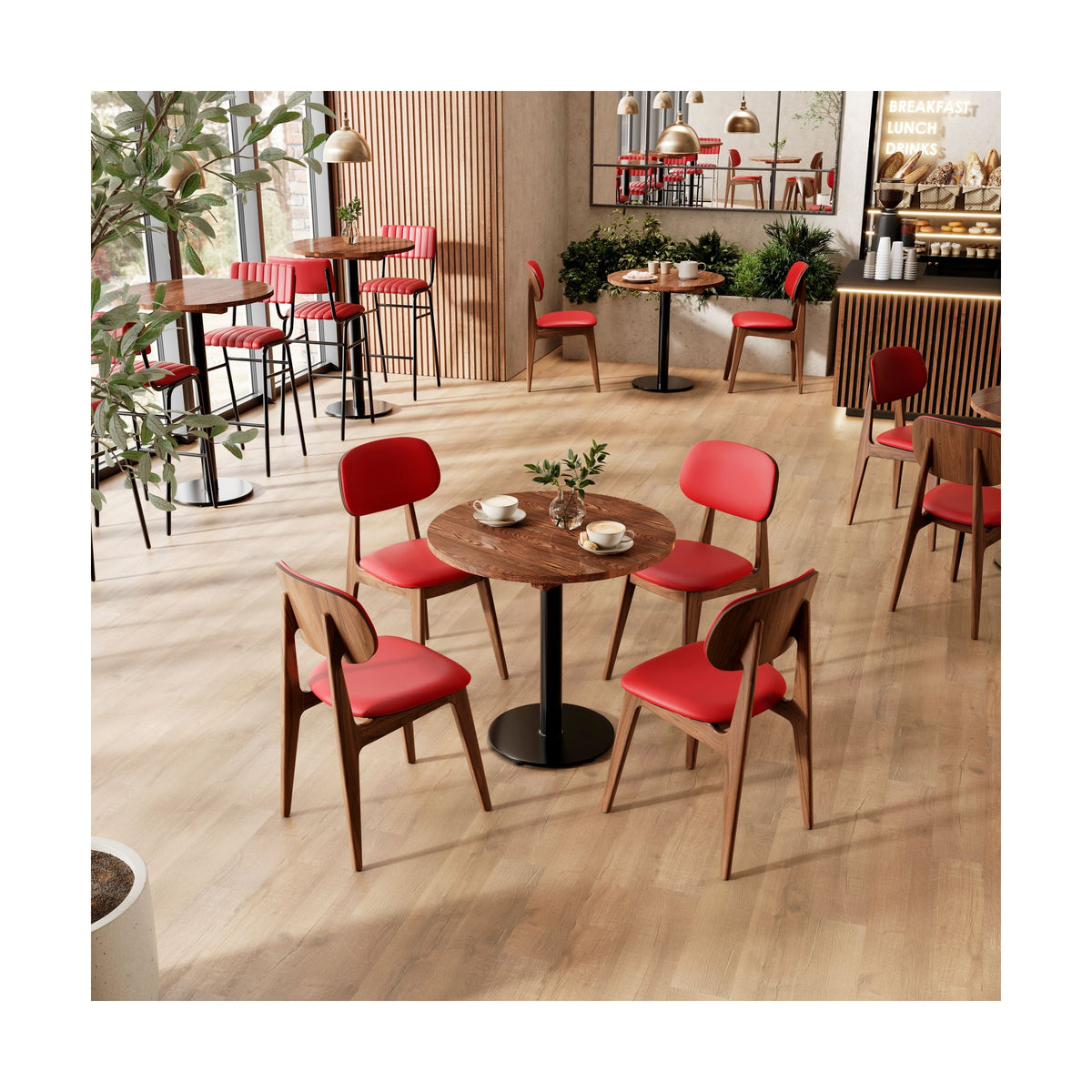 Garda Side Chair in a café