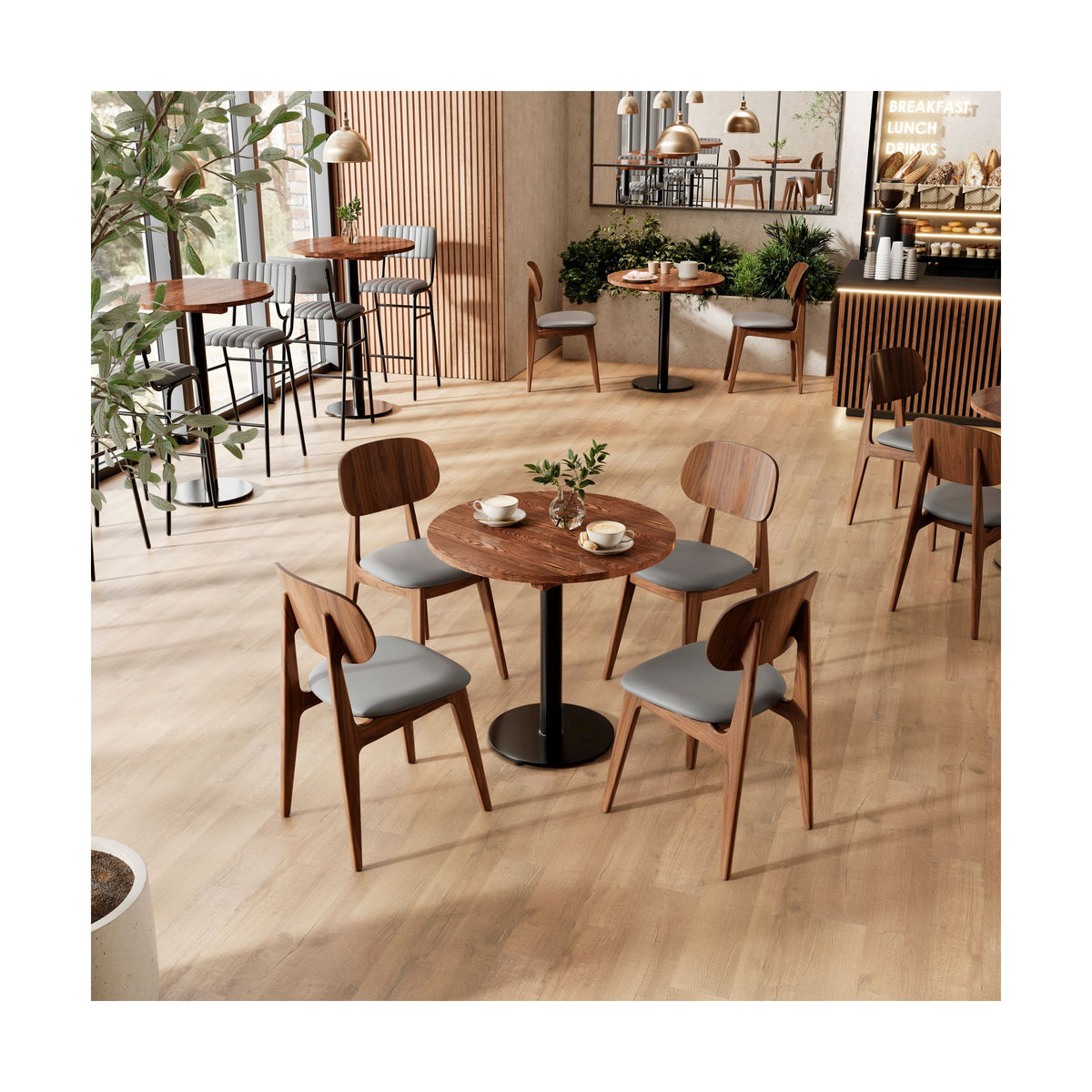 Garda Side Chair in a café