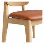 Garda Side Chair, close up of the frame