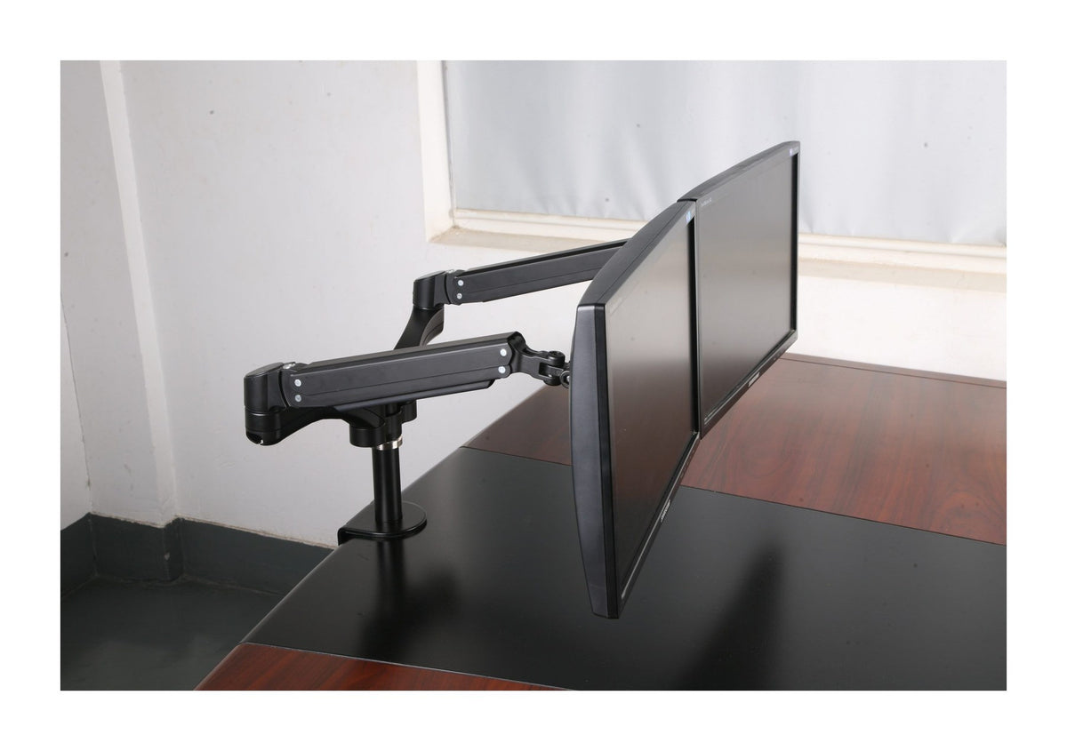 Gas Spring Dual Monitor Arm, view 5