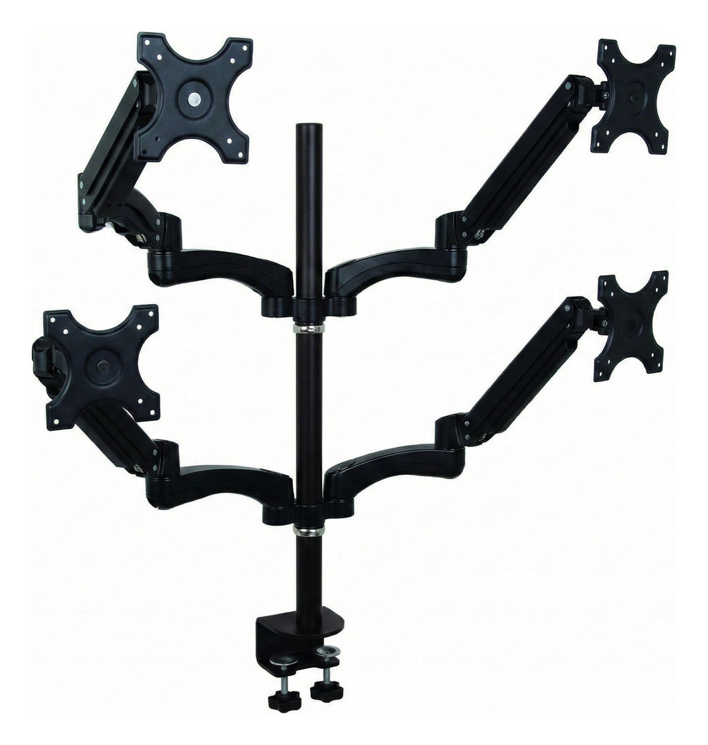 Gas Spring Quad Monitor Arm