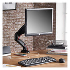 Gas Spring Single Monitor Arm with USB and Audio Ports, view 2