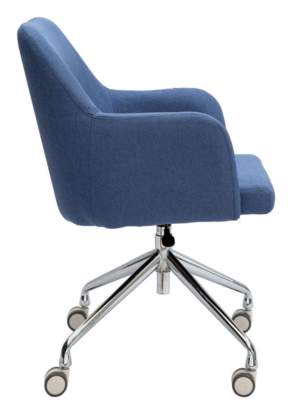 Girona Medium Back Fabric Armchair in denim, view 2