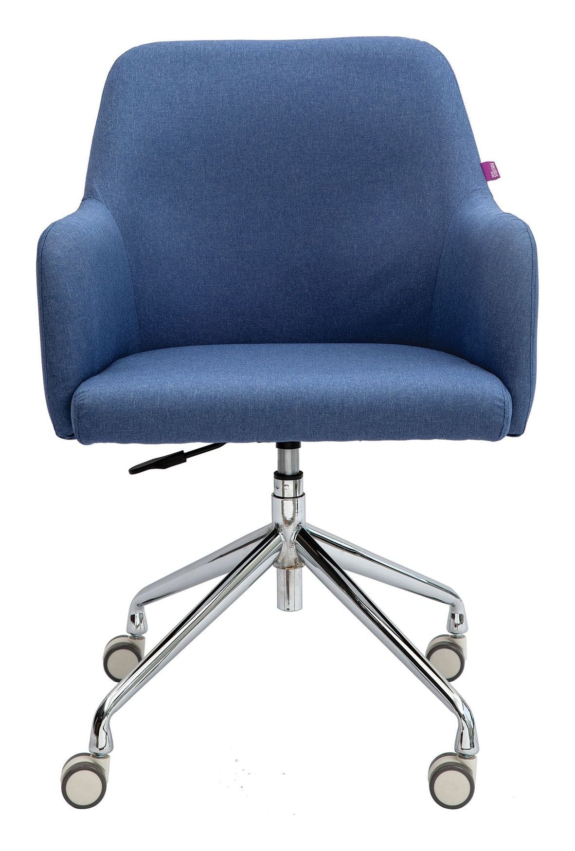 Girona Medium Back Fabric Armchair in denim, view 3