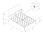 Giulia Modern Metal Bed, view 11
