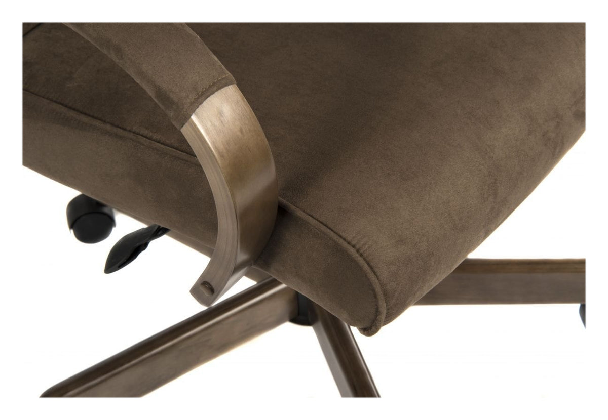 Glencoe Executive Chair in brown, view 5