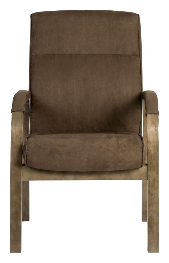 Glencoe Visitor Chair in brown, view 2