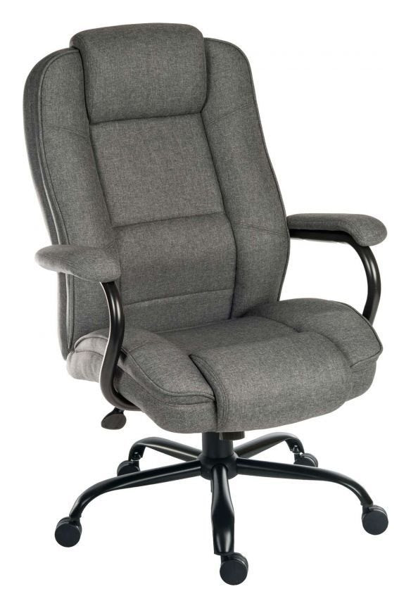 Goliath Duo Fabric Heavy Duty Executive Chair in grey
