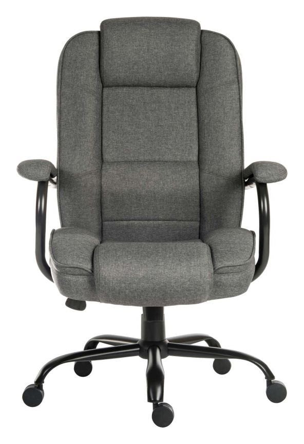 Goliath Duo Fabric Heavy Duty Executive Chair in grey, view 2