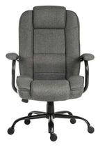 Goliath Duo Fabric Heavy Duty Executive Chair in grey, view 2