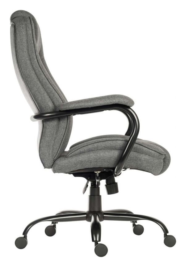 Goliath Duo Fabric Heavy Duty Executive Chair in grey, view 3