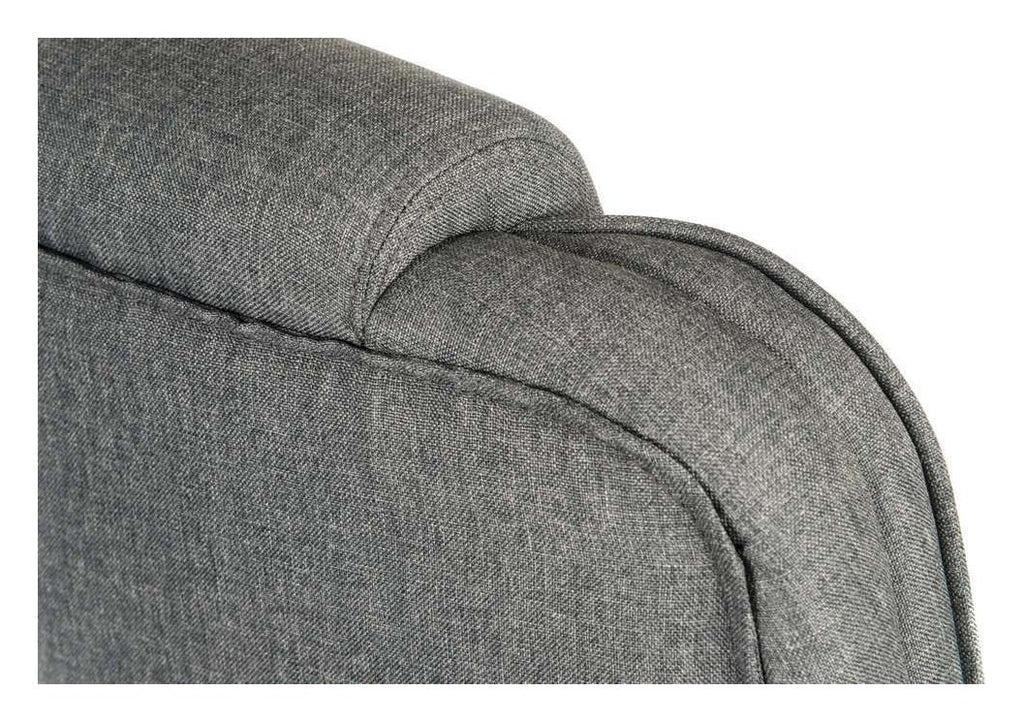 Goliath Duo Fabric Heavy Duty Executive Chair in grey, view 4