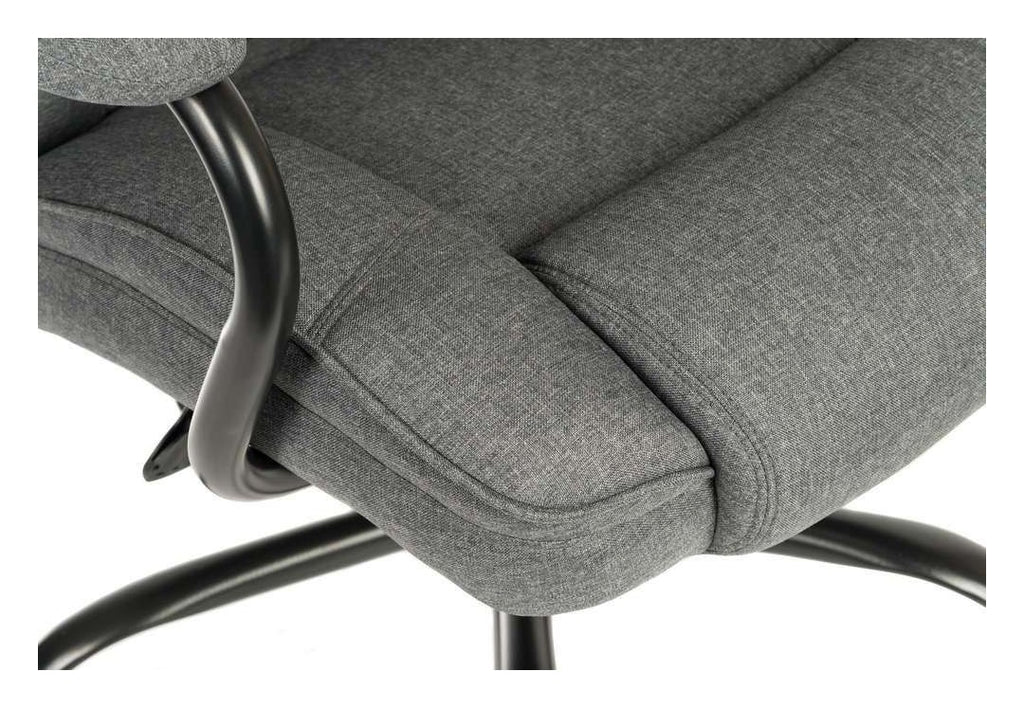 Goliath Duo Fabric Heavy Duty Executive Chair in grey, view 6