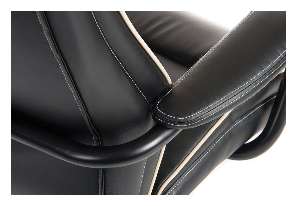 Goliath Duo Heavy Duty Executive Chair in black, view 3