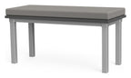 GoPak Black Outdoor Bench, view 3
