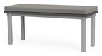 GoPak Black Outdoor Bench, view 2