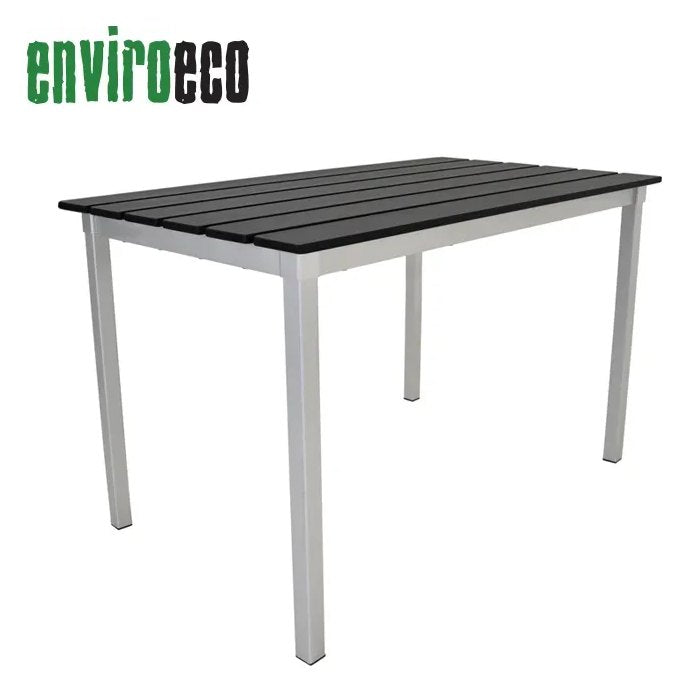 GoPak Black Outdoor Rectangular Table