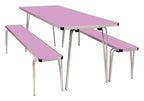 GoPak Contour25 Folding Table and Bench Set, view 6