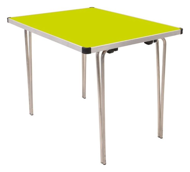 GoPak Contour25 Plus Folding Table, Acid Green top