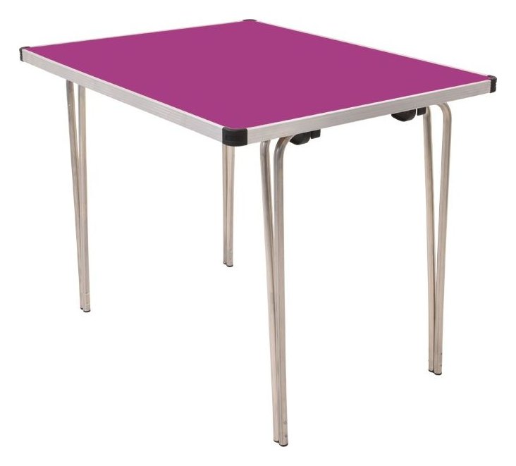 GoPak Contour25 Plus Folding Table, Fuchsia top