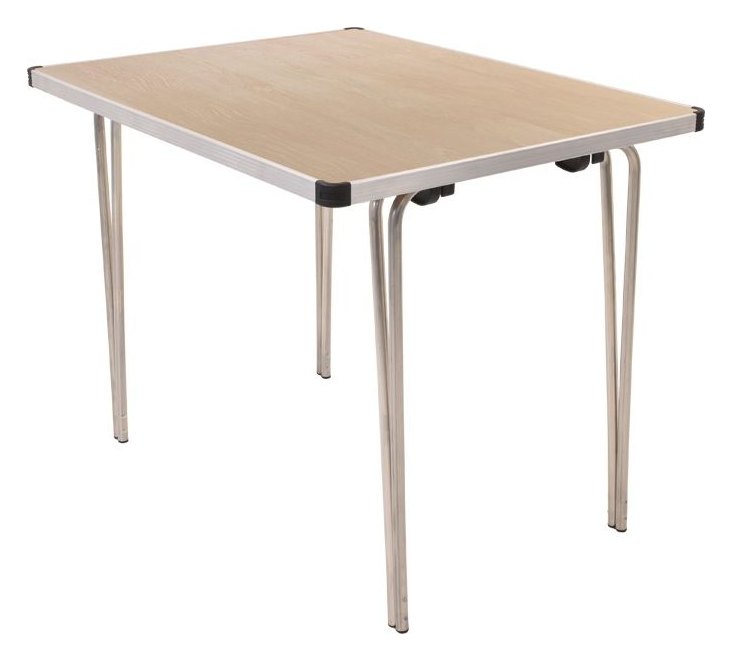 GoPak Contour25 Plus Folding Table, Maple top