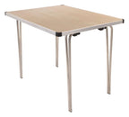 GoPak Contour25 Plus Folding Table, Maple top