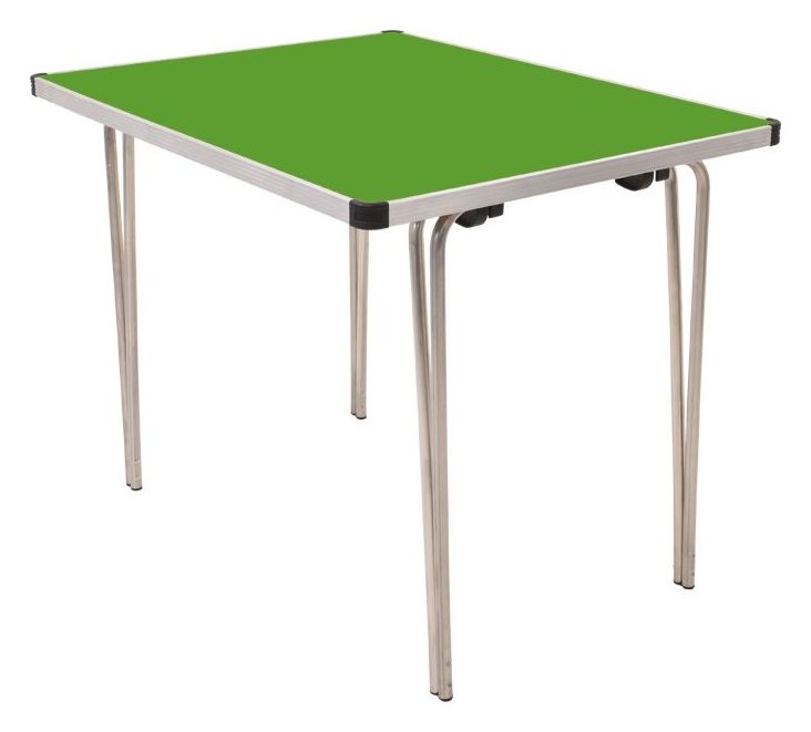 GoPak Contour25 Plus Folding Table, Pea Green top