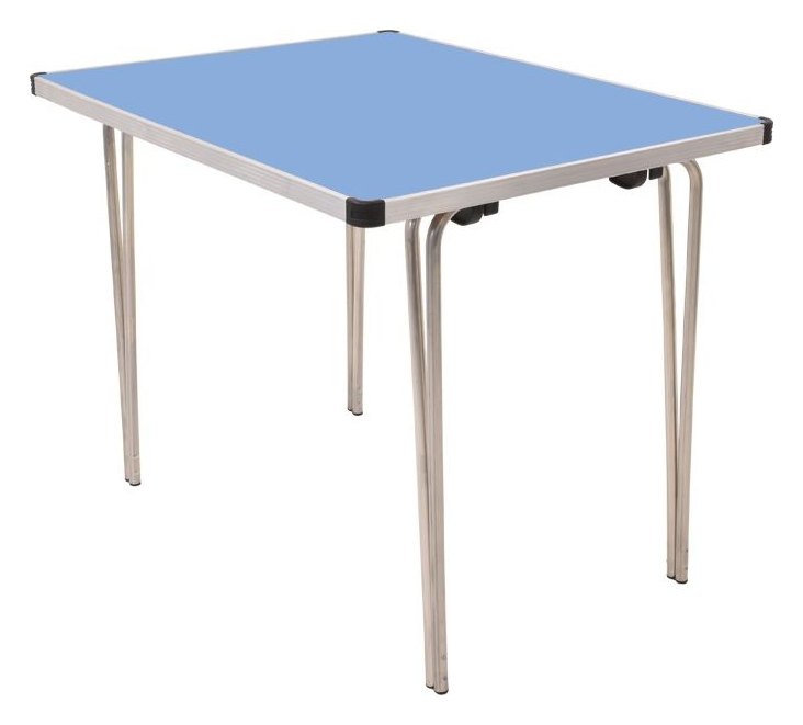 GoPak Contour25 Plus Folding Table, Powder Blue top