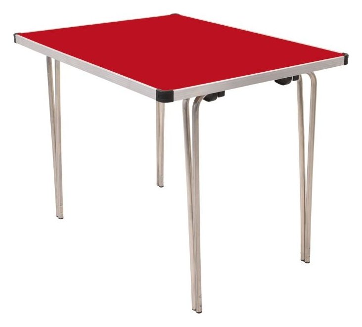 GoPak Contour25 Plus Folding Table, Poppy Red top